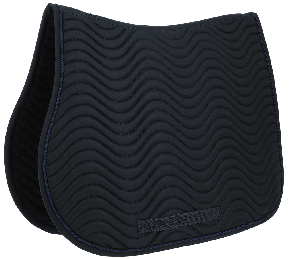 [204040007] Tapis de selle - RIDING WORLD - EK Wave (Marine, Poney)